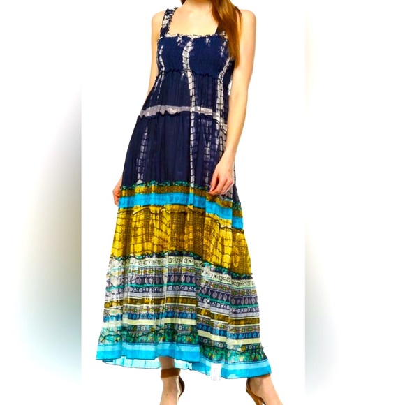 Chaudry Dresses & Skirts - NWT Chaudry KC Smocked Maxi Dress - NWT - Size Medium